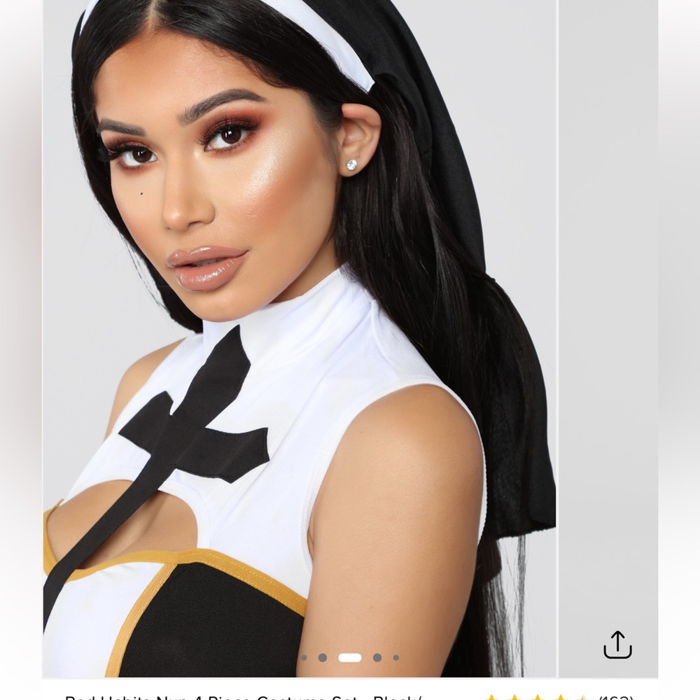 Black and White Sexy Sister Costume Set